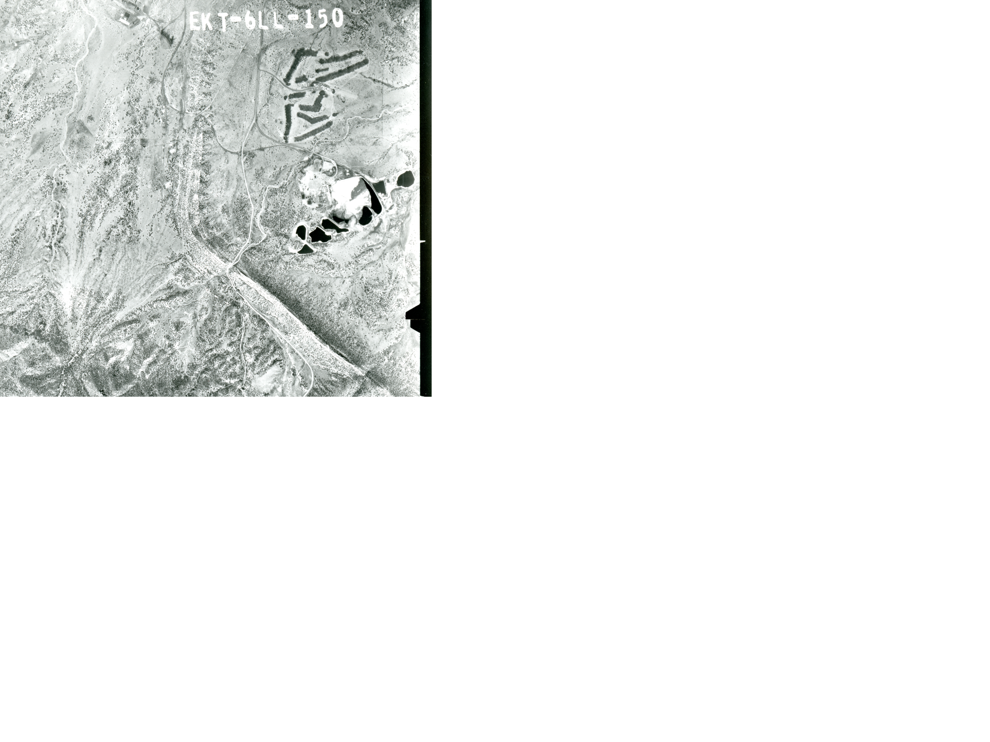 September 1970 -  The footprint of Cotter’s operations has increased, including the number of ponds used to discard mill tailings.